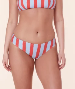 The Classic Bikini Bottom - Eco Nylon - Candy Stripe