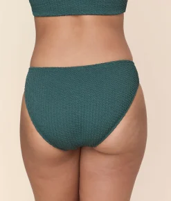 The Classic Bikini Bottom - Textured Weave - Seaweed