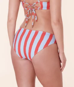 The Classic Bikini Bottom - Eco Nylon - Candy Stripe