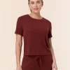The Classic Tee - Wide Rib - Mahogany