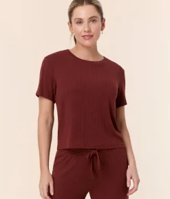 The Classic Tee - Wide Rib - Mahogany