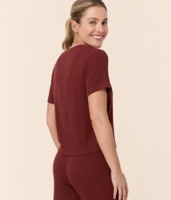 The Classic Tee - Wide Rib - Mahogany