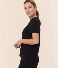 The Classic Tee - Wide Rib - Black