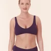 The Delray Bikini Top - Eco Nylon - Acai