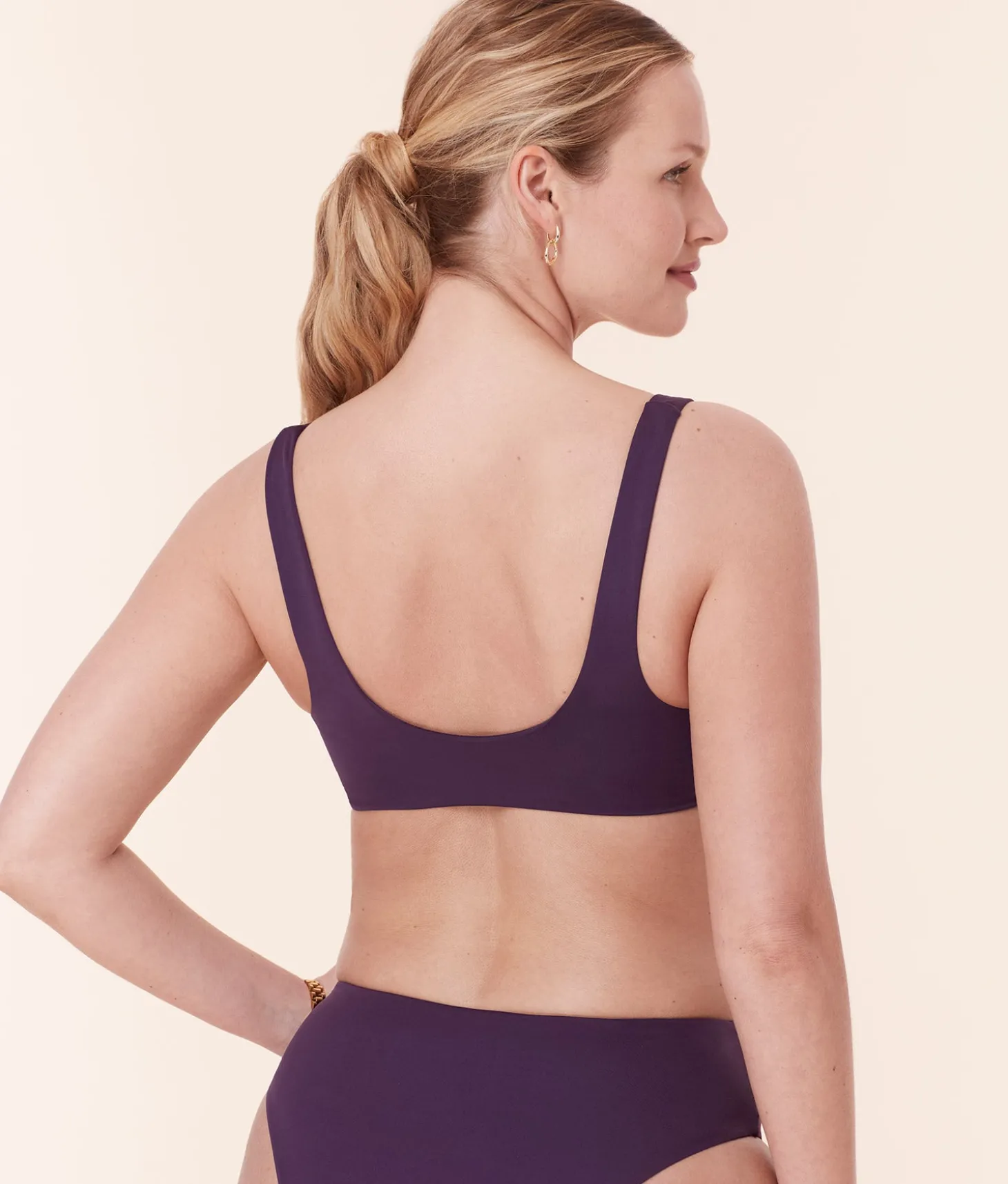 The Delray Bikini Top - Eco Nylon - Acai