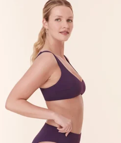 The Delray Bikini Top - Eco Nylon - Acai