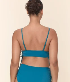 The Elba Bikini Top - Eco Nylon - Ocean