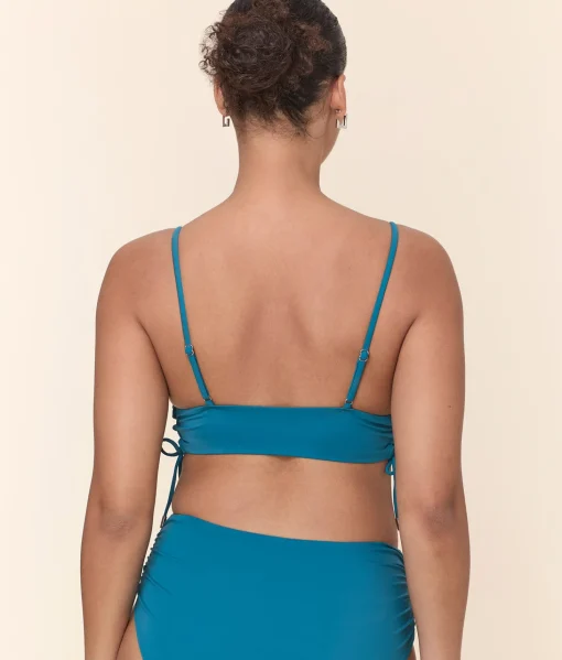 The Elba Bikini Top - Eco Nylon - Ocean
