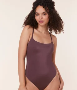 The Fiji One Piece - Satin - Licorice - Classic