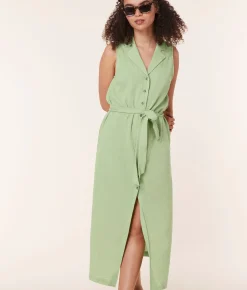 The Flamenco Button Up Dress - Cotton Gauze - Ambrosia