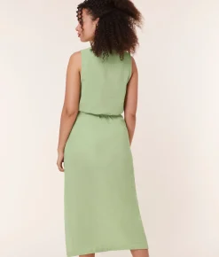 The Flamenco Button Up Dress - Cotton Gauze - Ambrosia