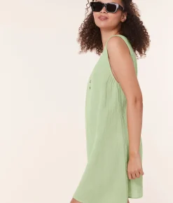 The Frades Mini Dress - Cotton Gauze - Ambrosia