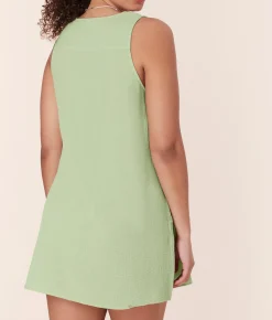 The Frades Mini Dress - Cotton Gauze - Ambrosia