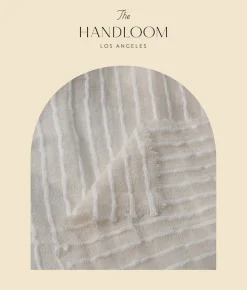 The Handloom Ava Kimono - White Stripes