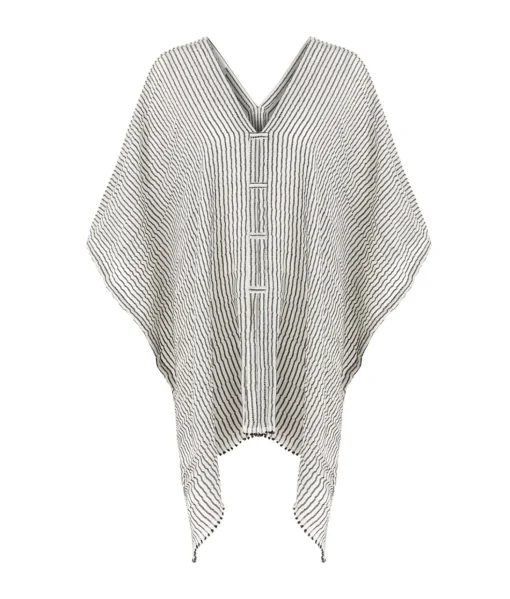 The Handloom Ava Kimono - Black Stripes