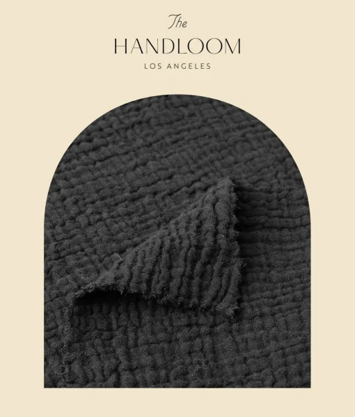 The Handloom Echo Maxi Shirt - Black