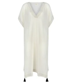 The Handloom Ela Kaftan - Natural