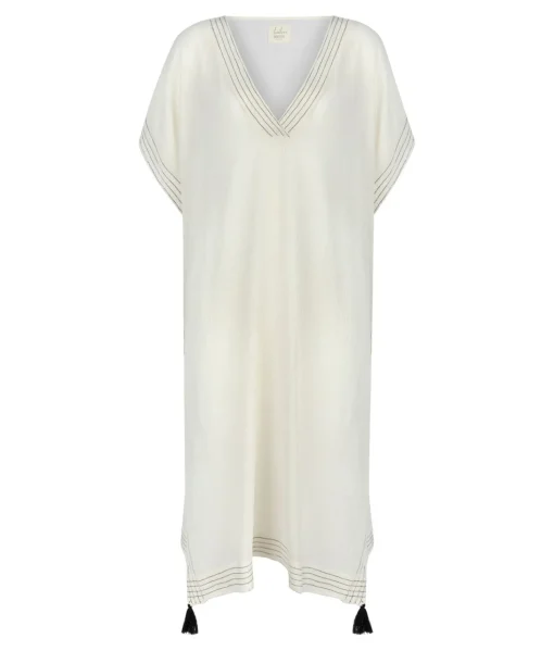 The Handloom Ela Kaftan - Natural