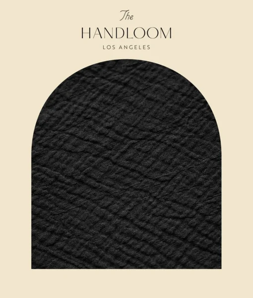 The Handloom Ela Kaftan - Black