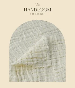 The Handloom Skye Palazzo Pants - Natural With Stripes
