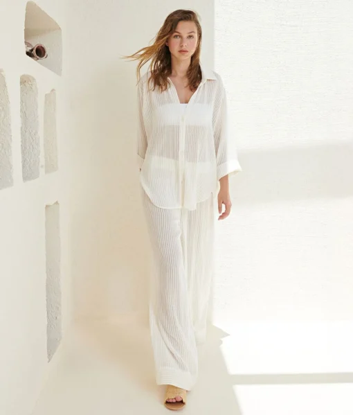 The Handloom Voyage Set - White Stripes