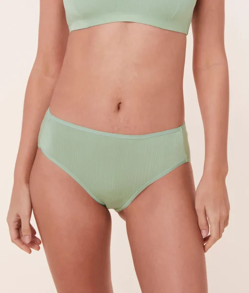 The High Waist Hipster Panty - Cloud - Jade