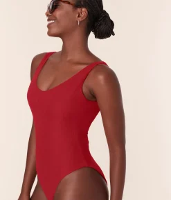 The Ibiza One Piece - Eco Ribbed - Flame - Classic