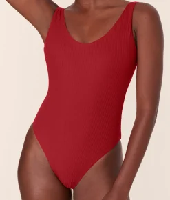 The Ibiza One Piece - Eco Ribbed - Flame - Classic