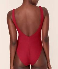 The Ibiza One Piece - Eco Ribbed - Flame - Classic