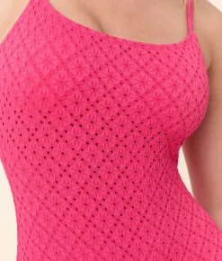 The Jetties One Piece - Eyelet - Begonia - Classic