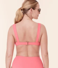 The Kalama Bikini Top - Eco Nylon - Petal