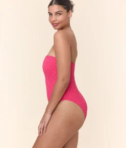 The Kauai One Piece - Eyelet - Begonia - Classic