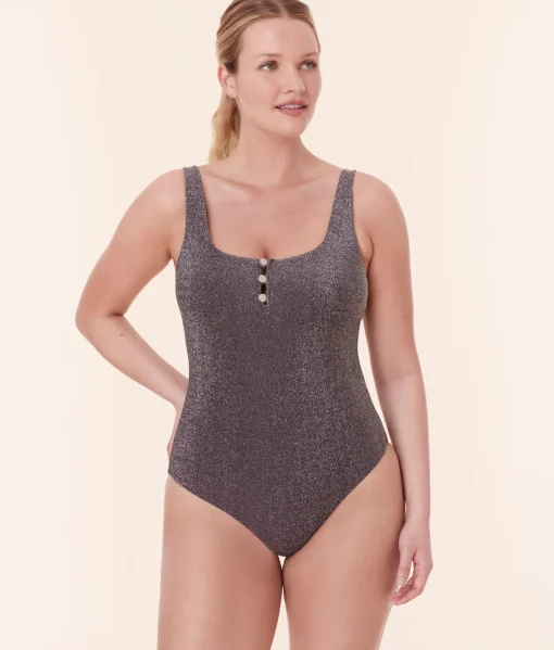 The Lipari One Piece - Glitter - Licorice - Classic