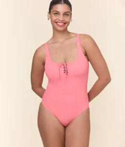 The Macao One Piece - Eco Nylon - Petal - Classic