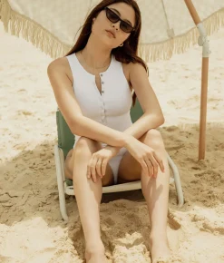 The Malibu One Piece - Eco Nylon - White - Classic