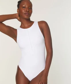 The Malibu One Piece - Eco Nylon - White - Classic