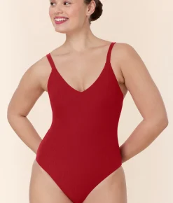 The Marco One Piece - Eco Ribbed - Flame - Classic