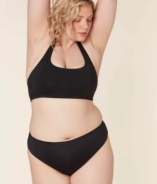 The Marina Bikini Top - Eco Nylon - Black