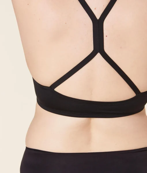 The Marina Bikini Top - Eco Nylon - Black