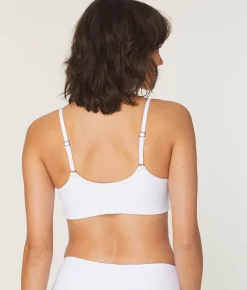 The Maui Bikini Top - Eco Nylon - White