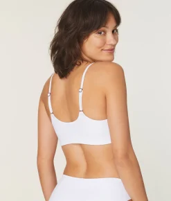 The Maui Bikini Top - Eco Nylon - White