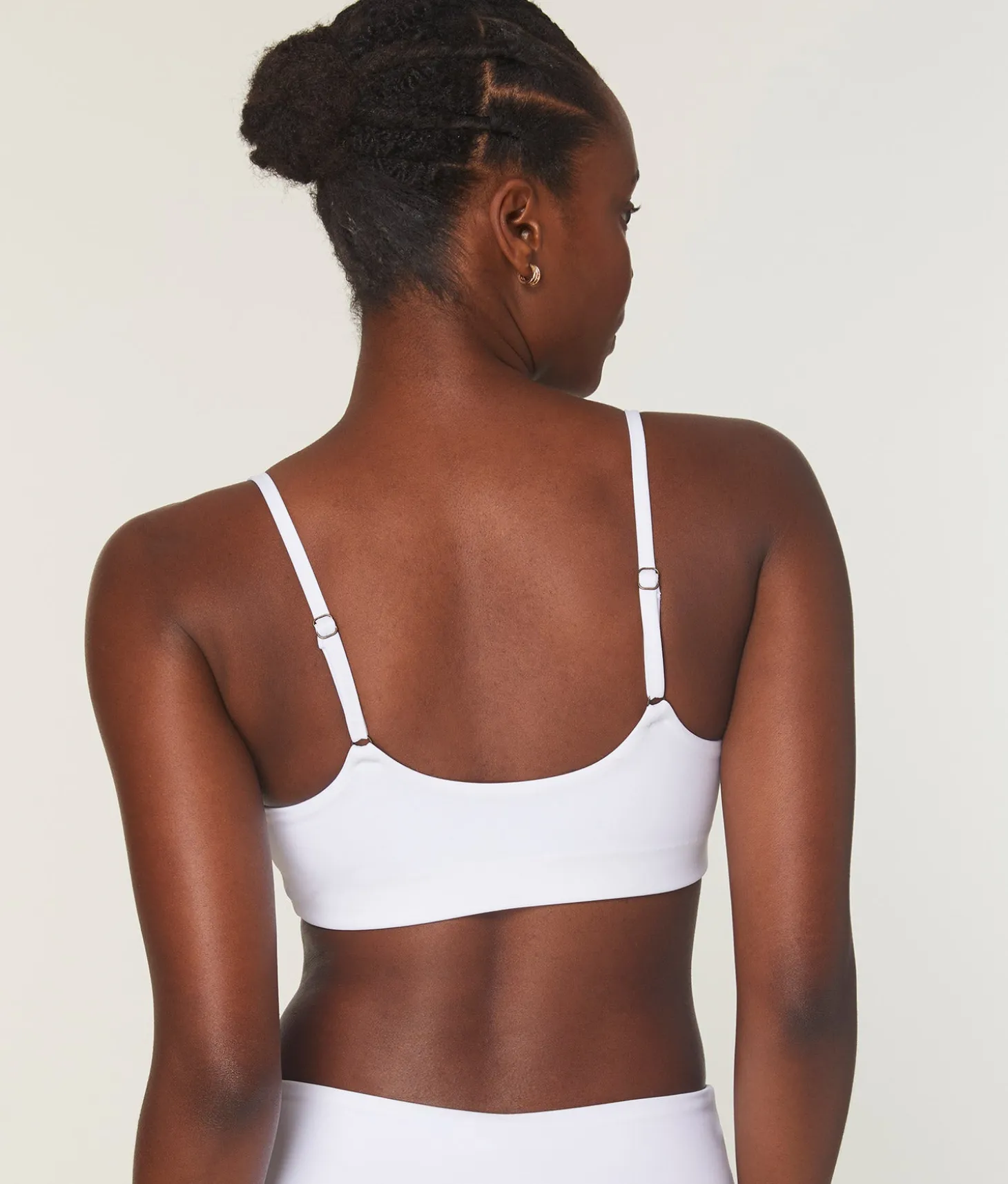 The Maui Bikini Top - Eco Nylon - White