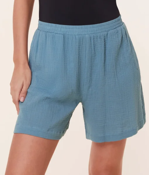 The Mullins Short - Cotton Gauze - Oceanview