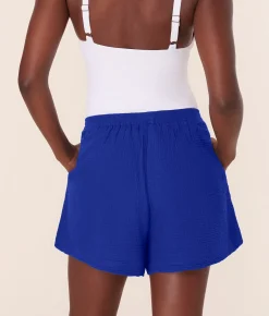 The Mullins Short - Cotton Gauze - Mazarine