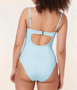 The Nadi One Piece - Satin - Powder Ditsy Bloom - Classic