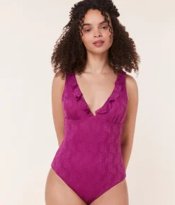 The Nemale One Piece - Floral Lace - Aurora - Classic