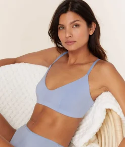 The Plunge Bralette - Cloud - Bluebell