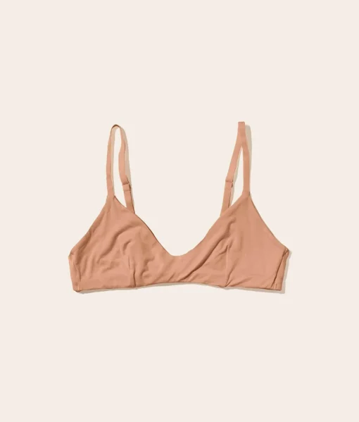 The Plunge Bralette - Rayon - Honey