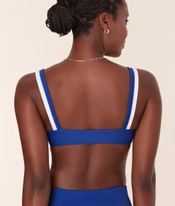 The Rockley Bikini Top - Eco Nylon - Mazarine