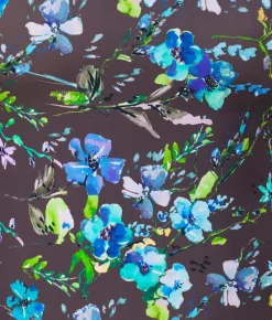 The 90s High Waist Bikini Bottom - Eco Nylon - Wildflowers